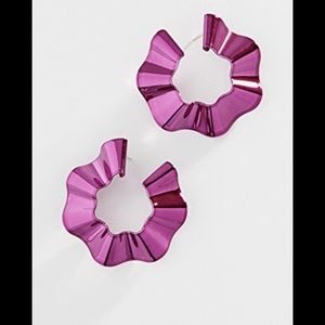 Purple Gaviria Ravioli Earrings NWT